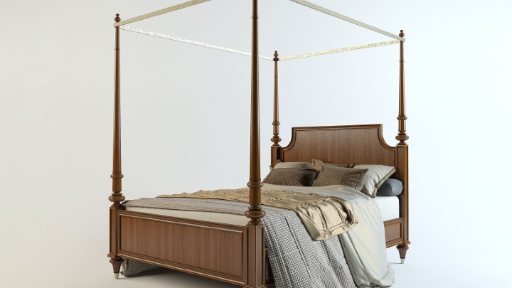 渲染模型_床2614