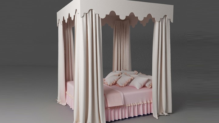 渲染模型_床2617