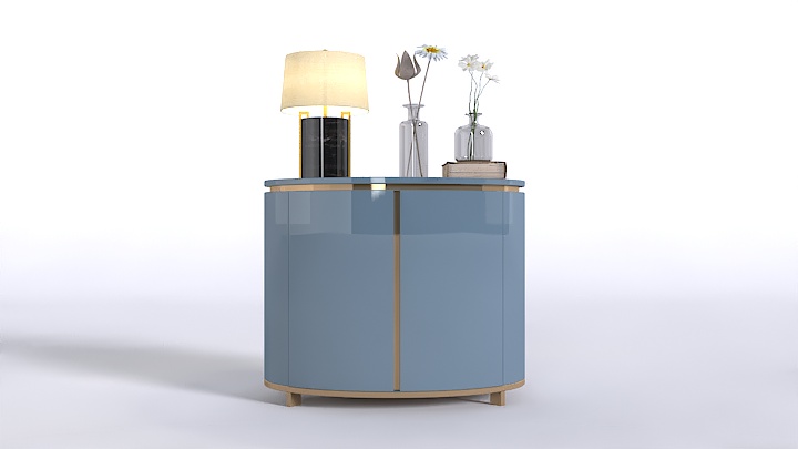 渲染模型_床头柜组合025