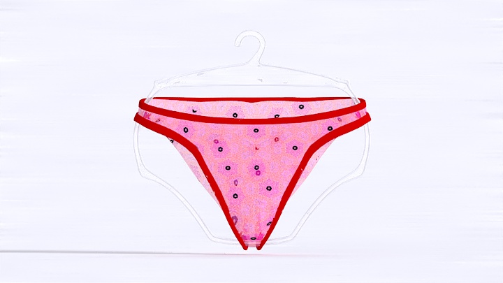 渲染模型_底裤005