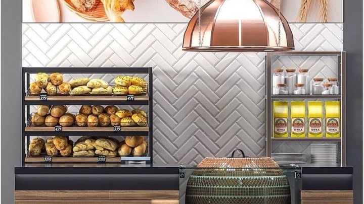 渲染模型_店内吧台001