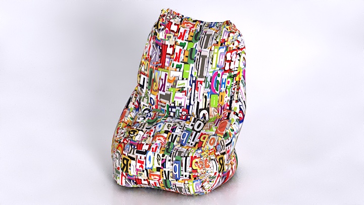 渲染模型_懒人沙发025