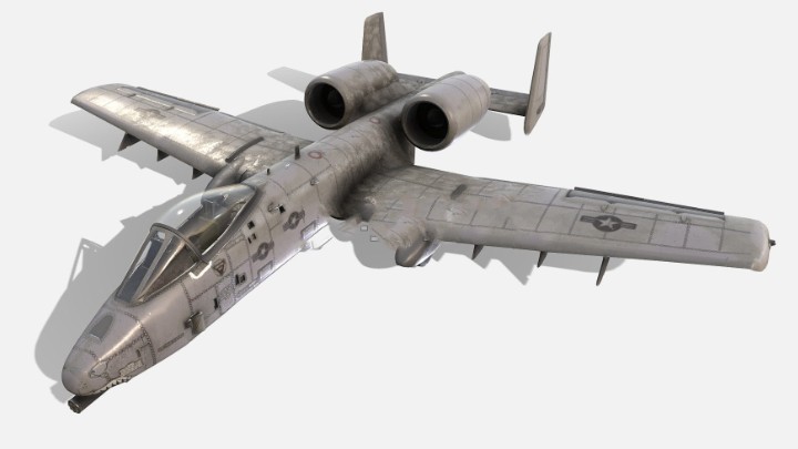 渲染模型_战斗机002