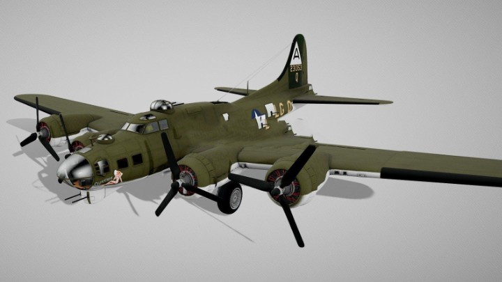 渲染模型_战斗机003