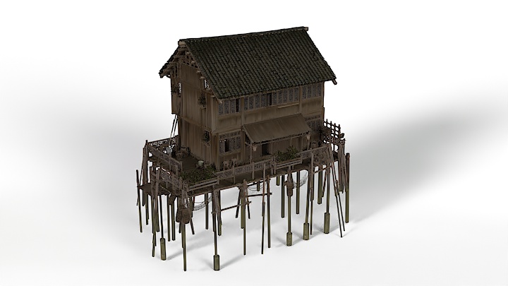 渲染模型_房屋012