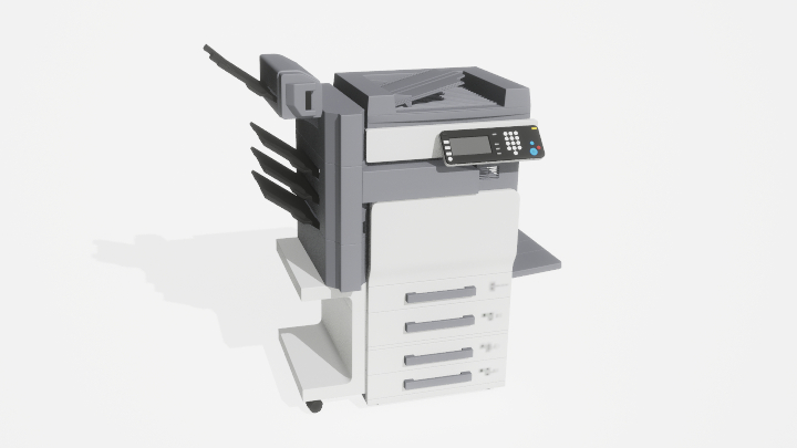 渲染模型_打印机018