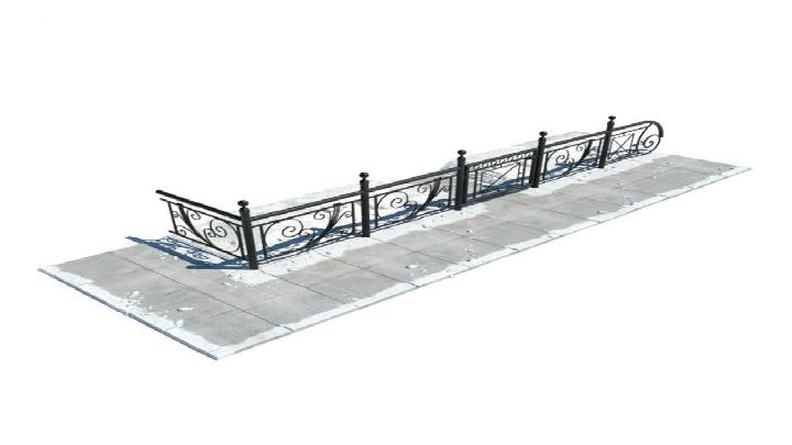 渲染模型_护栏025