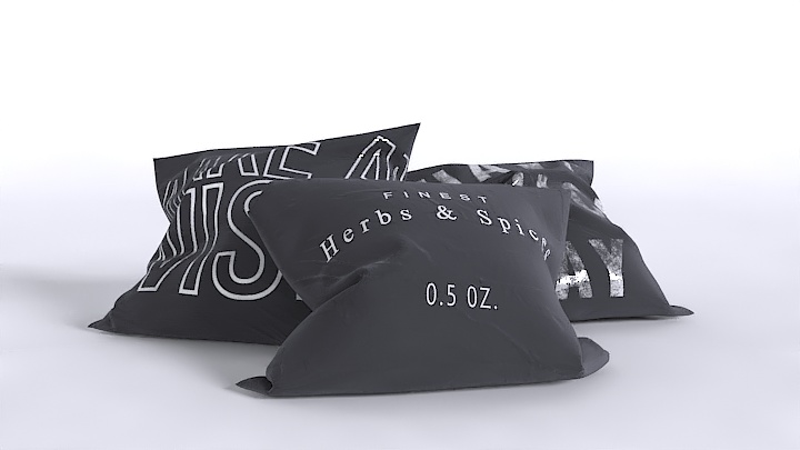 渲染模型_抱枕180