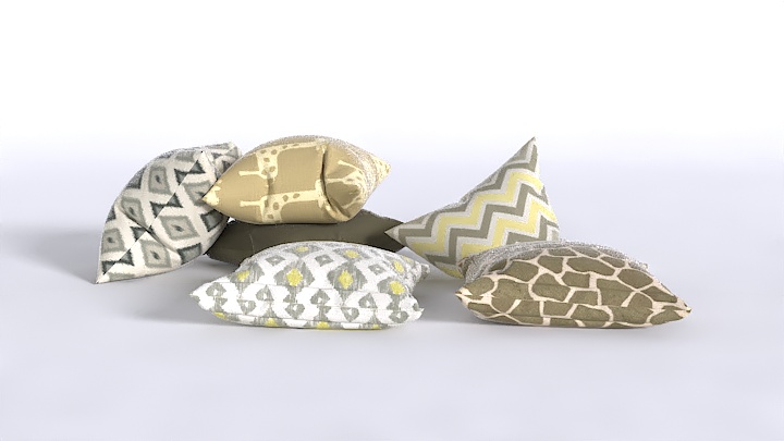 渲染模型_抱枕181