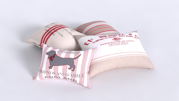 渲染模型_抱枕183