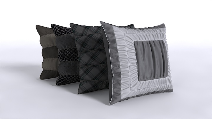 渲染模型_抱枕184