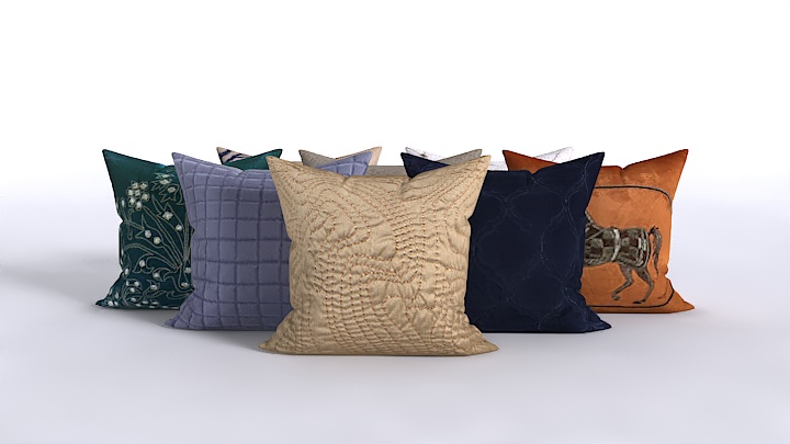 渲染模型_抱枕187