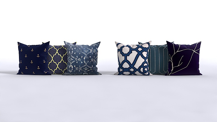 渲染模型_抱枕190