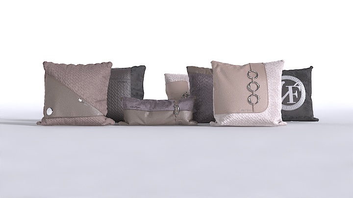 渲染模型_抱枕198