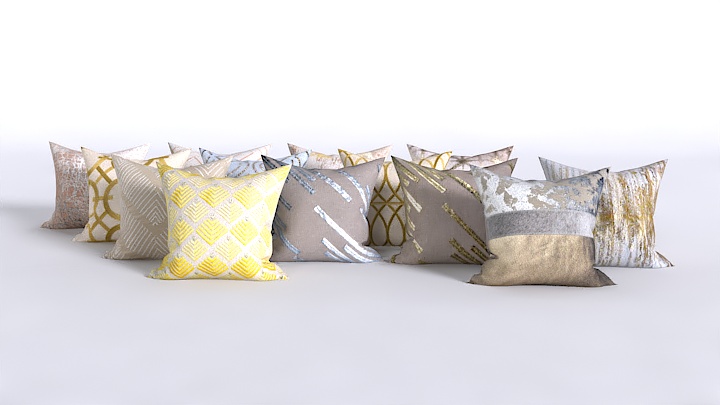 渲染模型_抱枕202