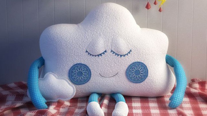 渲染模型_抱枕玩偶001