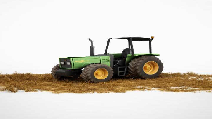 渲染模型_拖拉机001