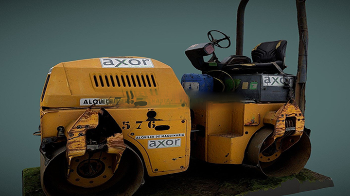 渲染模型_拖拉机010