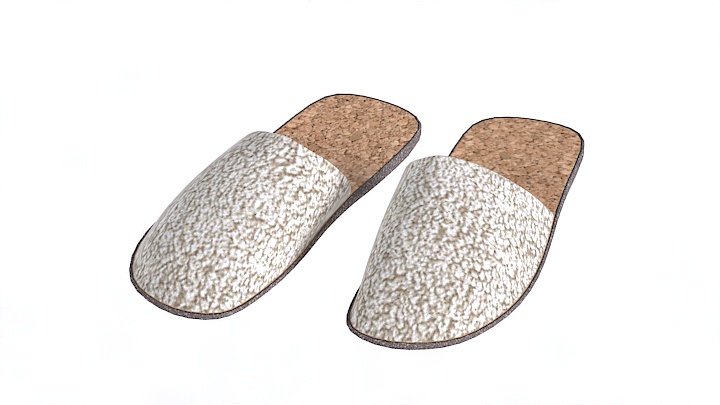 渲染模型_拖鞋012