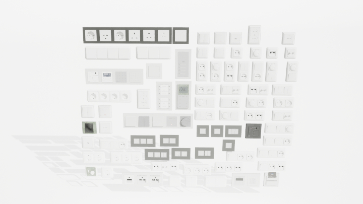 渲染模型_插座015