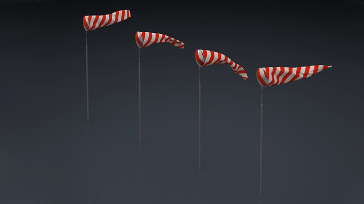 渲染模型_旗子005