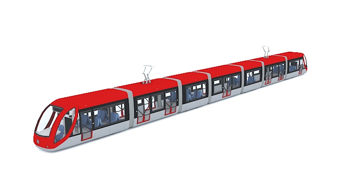 渲染模型_有轨电车003