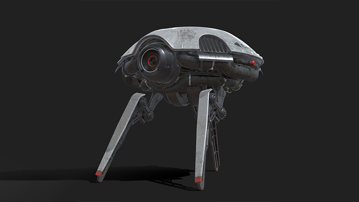 渲染模型_机器人015