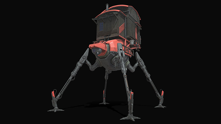 渲染模型_机器人017