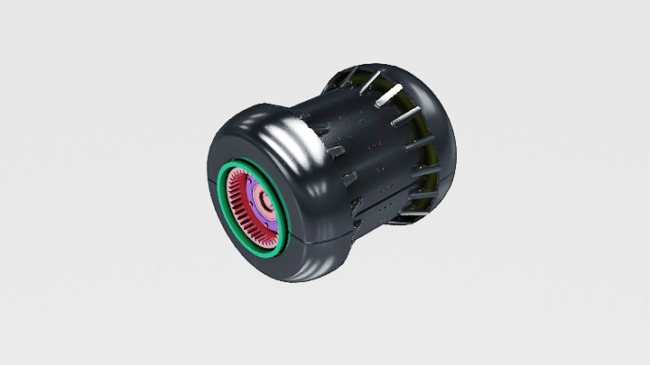 渲染模型_机械构件023