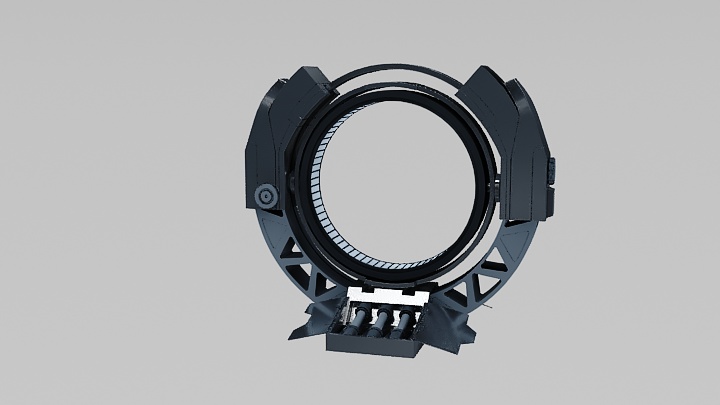 渲染模型_机械构件037