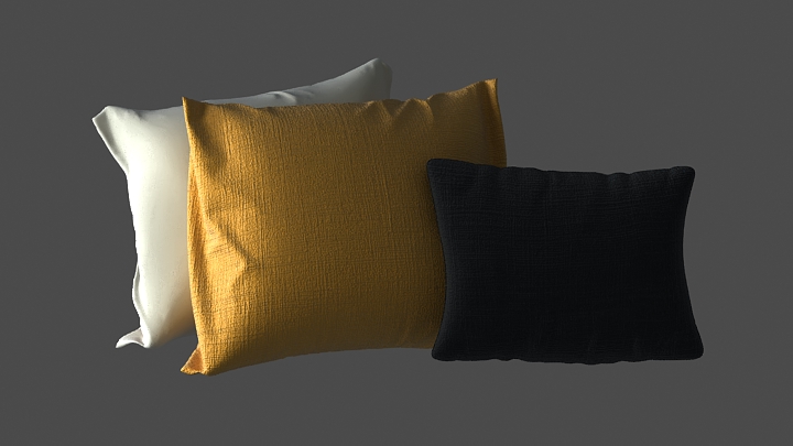 渲染模型_枕头162