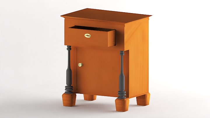 渲染模型_柜子2114