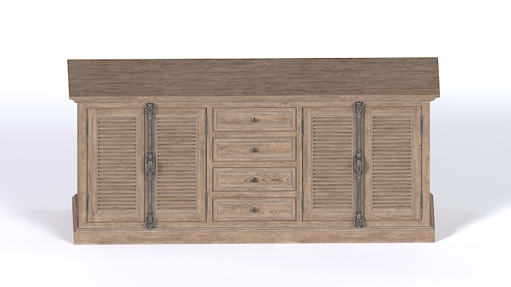 渲染模型_柜子2135