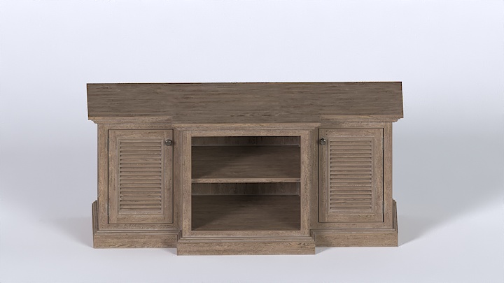 渲染模型_柜子2136