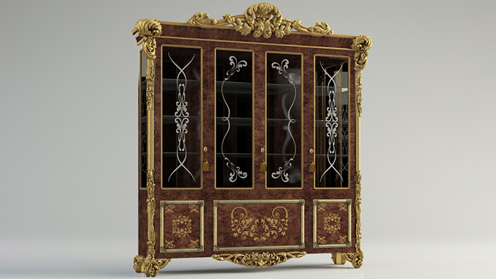 渲染模型_柜子2190