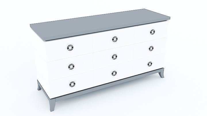 渲染模型_柜子2227