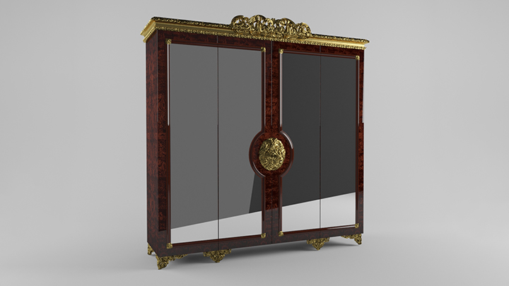 渲染模型_柜子2251