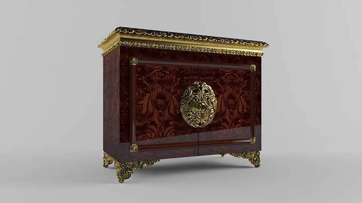 渲染模型_柜子2257