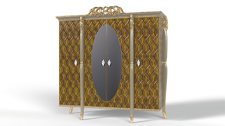 渲染模型_柜子2296