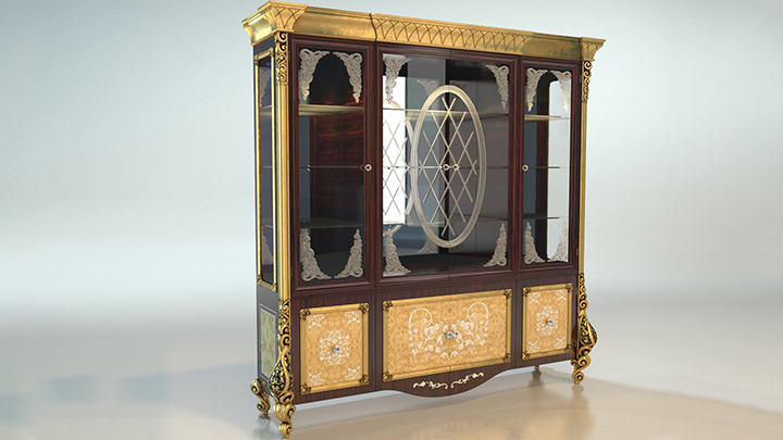 渲染模型_柜子2317