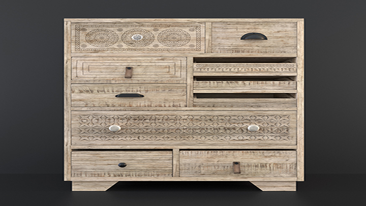 渲染模型_柜子2391