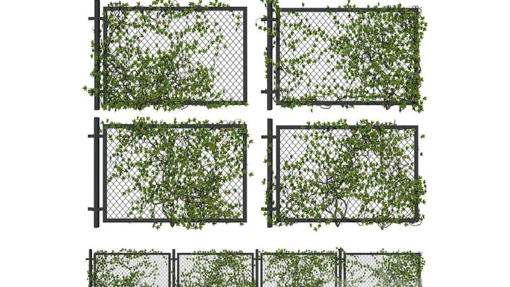 渲染模型_栏杆围栏004