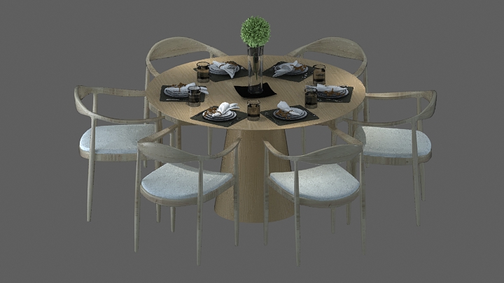 渲染模型_桌子2253