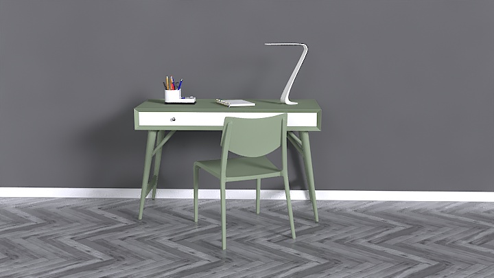 渲染模型_桌椅1034