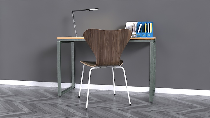 渲染模型_桌椅1035