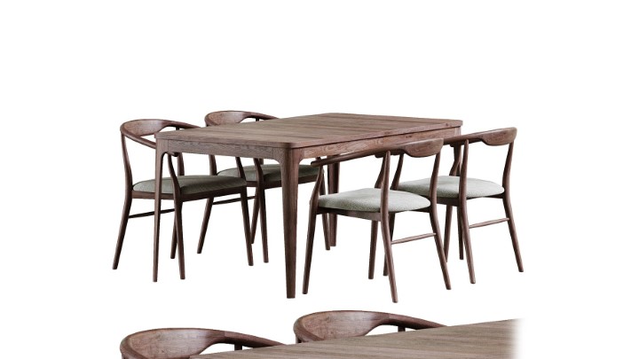 渲染模型_桌椅1083