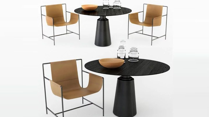 渲染模型_桌椅1094