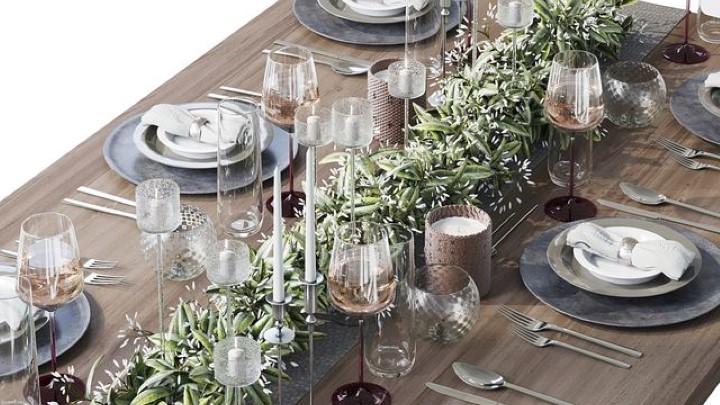 渲染模型_桌面餐具026