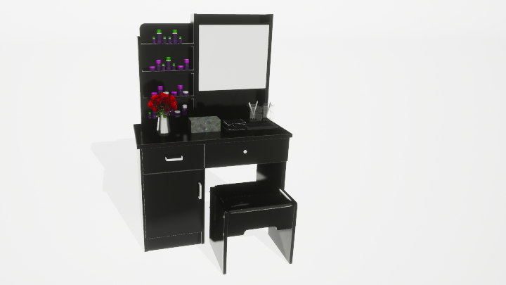 渲染模型_梳妆台096