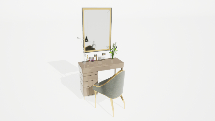 渲染模型_梳妆台103